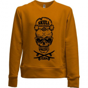 Детский свитшот без начеса Skull skateboard team