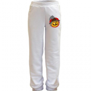 Детские трикотажные штаны Halloween Тыква в шляпе
