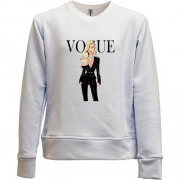 Детский свитшот без начеса VOGUE Cara Delevingne