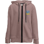 Дитяча худи на блискавці "Стилізований тризуб" (2)