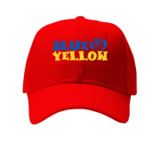 Детская кепка с патриотическим принтом "Blue Yellow"