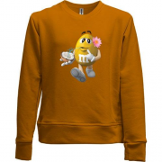 Детский свитшот без начеса "M&M's с Кокосом"