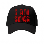 Детская кепка с надписью "I AM SWAG"