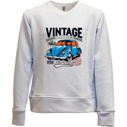 Детский свитшот без начеса Volkswagen Beetle - Vintage Race