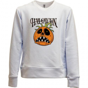 Детский свитшот без начеса Halloween Тыква