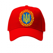 Детская кепка "Герб Украины с узором"
