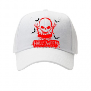 Детская кепка Halloween Череп с воронами