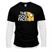 Комбинированный лонгслив The Dog Face