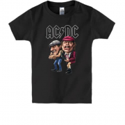 Дитяча футболка AC/DC (карикатура)