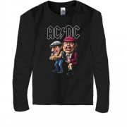 Дитяча футболка з довгим рукавом AC/DC (карикатура)
