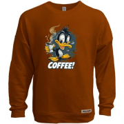 Свитшот без начеса Coffee с утенком