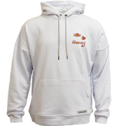 Худи без начеса с пчелами Honey (Вышивка)