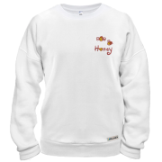 Свитшот с пчелами Honey (Вышивка)