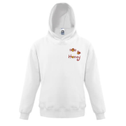 Детская толстовка с пчелами Honey (Вышивка)