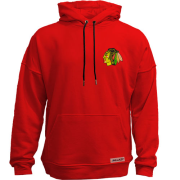Худи без начеса Chicago Blackhawks (Вышивка)