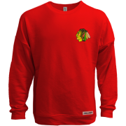 Свитшот без начеса Chicago Blackhawks (Вышивка)