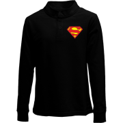 Детский лонгслив поло Superman