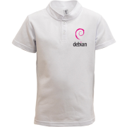 Детская футболка поло Debian