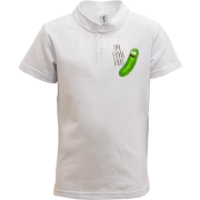 Детская футболка поло I'm pickle Rick!