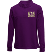 Дитячий лонгслів поло Kick boxing