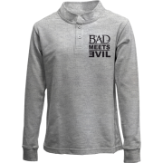 Дитячий лонгслів поло Bad Meets Evil