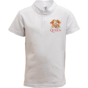 Дитяча футболка поло Queen color logo