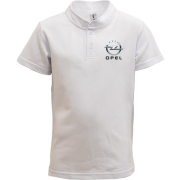 Детская футболка поло Opel logo