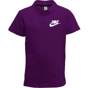 Дитяча футболка поло з надписью "Fake" в стилі Nike