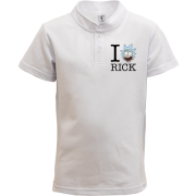 Детская футболка поло Rick And Morty - I Love Rick