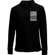 Дитячий лонгслів поло Rolling Stones Made in Englad