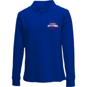Детский лонгслив поло Detroit Pistons (Вышивка)
