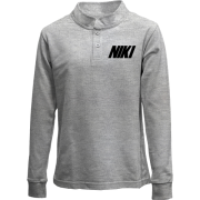 Дитячий лонгслів поло для Вероніки  у стилі Nike