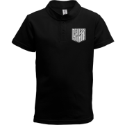 Детская футболка поло с шевроном "Русне п*зда"