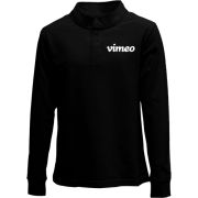 Детский лонгслив поло "vimeo"