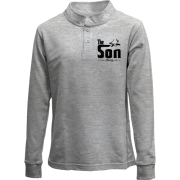 Детский лонгслив поло The son (family)