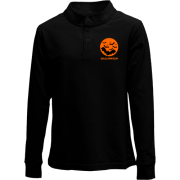 Детский лонгслив поло Halloween Bats
