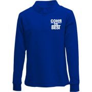 Детский лонгслив поло Соня the BEST