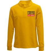 Детский лонгслив поло Fresh like US