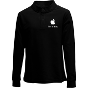 Детский лонгслив поло I'm a Mac