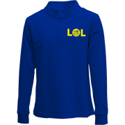 Детский лонгслив поло LOL
