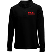 Детский лонгслив поло Hell
