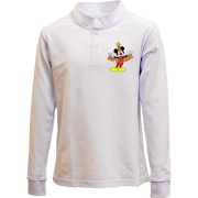 Детский лонгслив поло Mickey Happy birthday