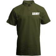 Футболка з коміром стійкою ARMY (Армія)