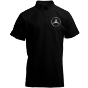 Футболка з коміром стійкою Mercedes