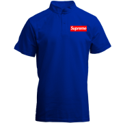 Футболка с воротником стойкой Суприм (Supreme)