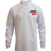 Лонгслів поло зі стійкою Smart is the new sexy