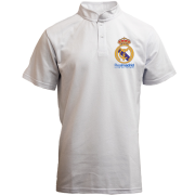Футболка с воротником стойкой Real Madrid