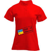 Футболка з коміром стійкою Made in Ukraine