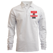 Лонгслив поло Russia is a Terrorist State