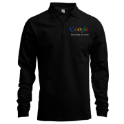 Лонгслив поло Google took away my mind